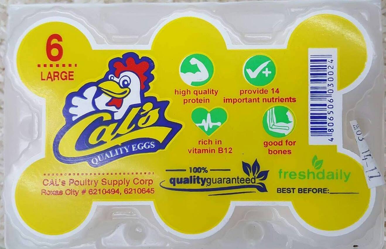 Cali Eggs consumer packaging design