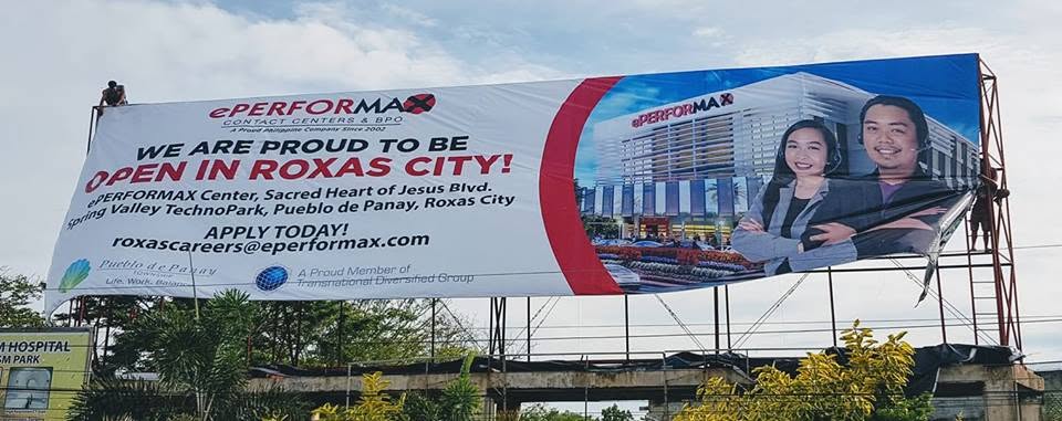 Katawan in Roxas City billboard production